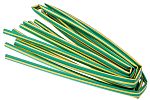 RS PRO Heat Shrink Tubing, Green/Yellow 9.5mm Sleeve Dia. x 1.2m Length 2:1 Ratio
