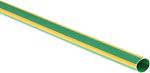 RS PRO Heat Shrink Tubing, Green/Yellow 6.4mm Sleeve Dia. x 1.2m Length 2:1 Ratio