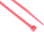 RS PRO Cable Tie, 203mm x 3.6 mm, Pink Nylon, Pk-100