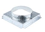 RS PRO Spigot Plate, 200 x 200mm Diameter