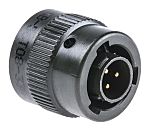 Amphenol Limited, 62GB 3 Way Cable Mount MIL Spec Circular Connector PlugOlive, Pin Contacts,Shell Size 8, Bayonet