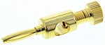 RS PRO Loudspeaker Connector Plug, 1 Way, 16ABlack, Screw Down Termination