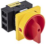 RS PRO 3P Pole Panel Mount Isolator Switch - 25A Maximum Current, 11kW Power Rating, IP65