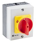 RS PRO 3P Pole DIN Rail Isolator Switch - 40A Maximum Current, 15kW Power Rating, IP65