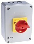 RS PRO 4P Pole DIN Rail Isolator Switch - 63A Maximum Current, 22kW Power Rating, IP65