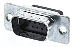 RS PRO 15 Way Cable Mount D-sub Connector Plug, 2.29mm Pitch, with 3.05 mounting hole