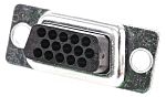RS PRO 15 Way Cable Mount D-sub Connector Socket, 2.29mm Pitch