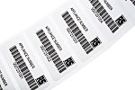 RS PRO White Black Print Label Roll, 58mm Width, 22mm Height