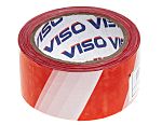 Bariérová páska, Červená/bílá Polyethylen o vysoké hustotě 50mm, délka: 100m RS PRO