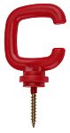 RS PRO Red Polypropylene Barrier Hook