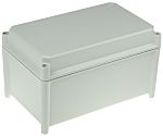 RS PRO Grey Fibreglass Enclosure, IP67, Grey Lid, 185 x 300 x 175mm