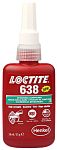 Loctite Green High Strength, Retaining Compound Urethane Methacrylate Liquid Bottle 50 ml, -55 → +150 °C Loctite