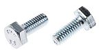RS PRO Bright Zinc Plated Steel, Hex Bolt, M4 x 10.0mm