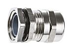 SIB SIB-TEC Series Metallic Nickel Plated Brass Cable Gland, PG11 Thread, 6mm min., 11.5mm max., IP68