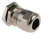 SIB SIB-TEC Series Metallic Nickel Plated Brass Cable Gland, PG9 Thread, 4mm min., 9.5mm max., IP68