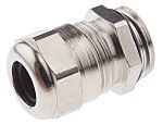SIB SIB-TEC Series Metallic Nickel Plated Brass Cable Gland, M16 Thread, 4mm min., 9.5mm max., IP68