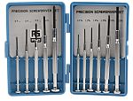 RS PRO Phillips; Slotted Precision Screwdriver Set, 11-Piece