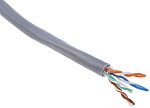 RS PRO, 305m Cat5e, Grey, F/UTP Shielded, Unterminated PVC Sheath