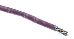 RS PRO, 305m Cat5e, Purple, F/UTP Shielded, Unterminated PVC Sheath