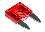 Red mini-blade automotive fuse,10A 32V