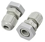 SIB SIB-TEC Series Grey PA 6 Cable Gland, M12 Thread, 2.5mm min., 6.5mm max., IP68