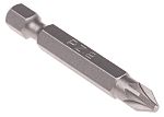 Embout de vissage RS PRO Pozidriv, Taille embout PZ2, Acier chrome vanadium