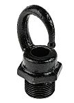 RS PRO Male Hook, Conduit Fitting, 20mm Nominal Size, Steel, Black