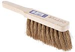 Cottam Soft Bristle Black Scrubbing Brush, Natural Coco bristle material