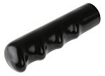 Push-fit flexible black PVC grip,95mm L