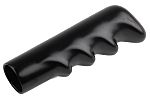 Push-fit flexible black PVC grip,114mm L