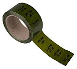 RS PRO Green PP, Vinyl Pipe Marking Tape, text Hot Water, Dim. W 50mm x L 33m