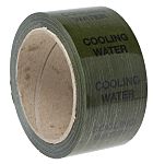 RS PRO Green PP, Vinyl Pipe Marking Tape, text Cooling Water, Dim. W 50mm x L 33m