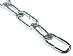 10m Zn plated steel chain,35Lx5mm dia