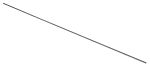 Ocelová tyč Tyč, Měkká ocel, délka: 1m x 8mm (vnější průměr)
