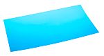 Lámina de plástico Poliéster Azul x 0.05mm, 457mm x 305mm