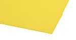 Lámina de plástico Polipropileno color amarillo x 0.51mm, 457mm x 305mm
