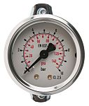 RS PRO Dial Pressure Gauge 10bar, RS Calibration, 0bar min.