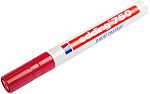 Edding Red 2 → 4mm Medium Tip Paint Marker Pen for use with Glass, Metal, Plastic, Wood