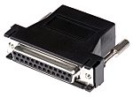 RS PRO D Sub Adapter Female 25 Way D-Sub to Female RJ45