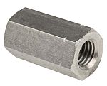 36mm Plain Stainless Steel Coupling Nut, M12, A2 304