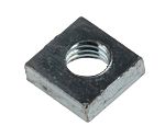 RS PRO M3 5.5mm Steel Square Nuts, Bright Zinc Plated Finish