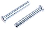 RS PRO 1 1/2in Bright Zinc Plated Steel Clevis Pin, 1/4in Diameter