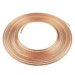 RS PRO 120 bar 10m Long Copper Pipe, 6.35mm Outer Diam. Copper