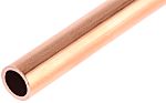 RS PRO 94 bar 10m Long Copper Pipe, 7.9mm Outer Diam. Copper