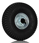 RS PRO Black Rubber Shock Absorbing Trolley Wheel, 200kg