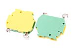 Phoenix Contact 2-Way MT1.5-PE Earth Terminal Block, 26 → 16 AWG Wire, Screw Down, Polyamide Housing