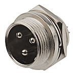 RS PRO Circular Connector, 3 Contacts, Panel Mount, Miniature Connector, Socket, Male