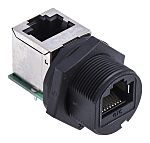 RS PRO RJ45 Female 90° Coupler, Cat5e, Shielded