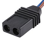 ebm-papst Power Cable Assembly Power, 1500mm, for use with AC Compacts with pin 2.8 / 3.0 x 0.5 mm