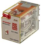 RS PRO Plug In Power Relay, 240V ac Coil, 6A Switching Current, 4PDT